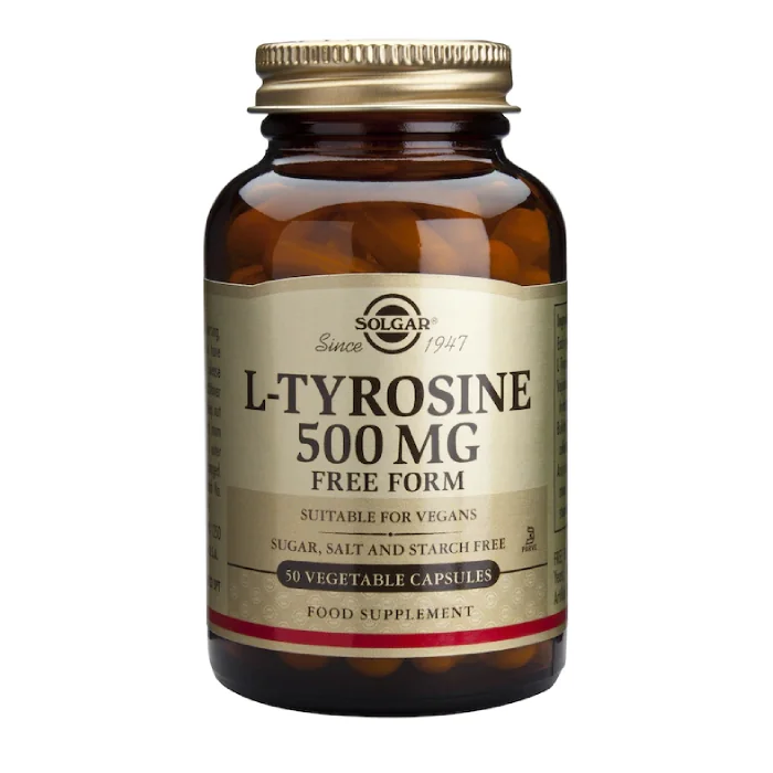 L-Tirozina 500 Mg, 50 Capsule, Solgar