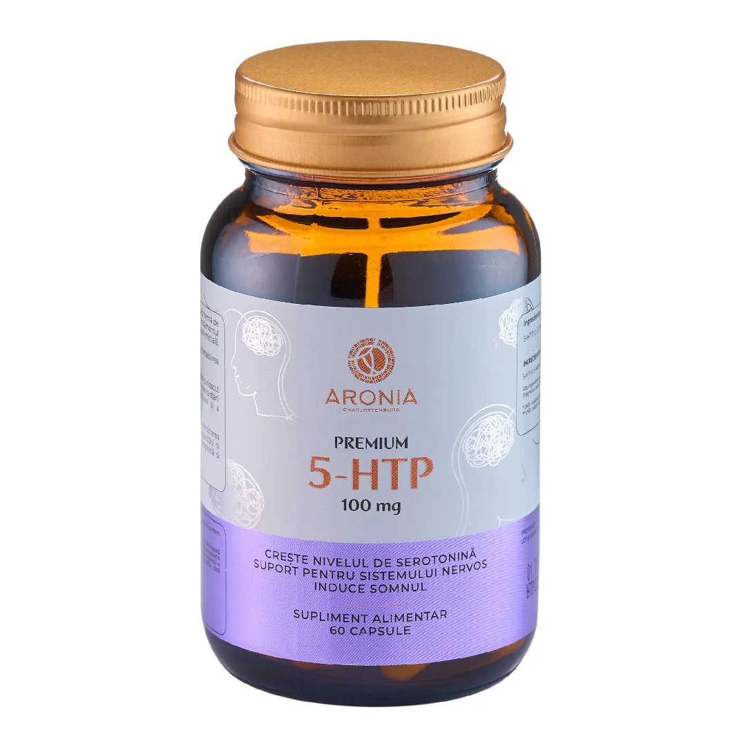Premium 5-Htp, 100 Mg, 60 Capsule, Aronia Charlottenburg