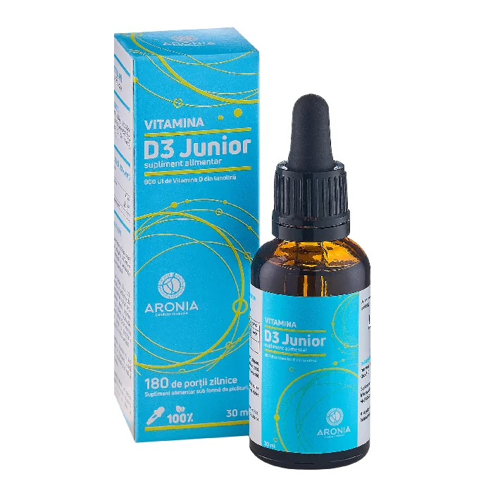 Vitamina D3 Junior 800 UI, 30 Ml, Aronia Charlottenenburg