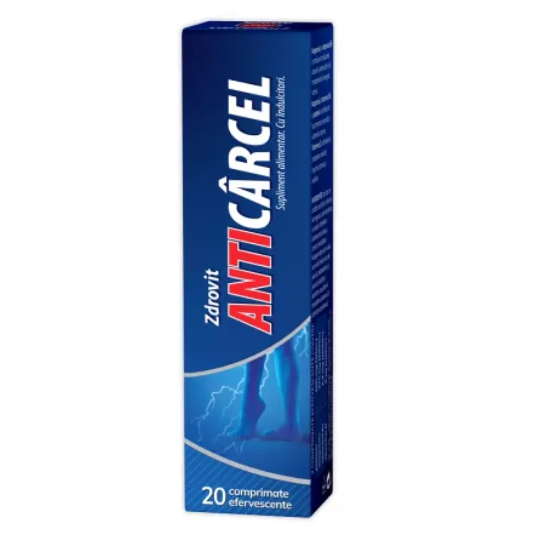 Anticarcel, 20 Comprimate Efervescente, Zdrovit