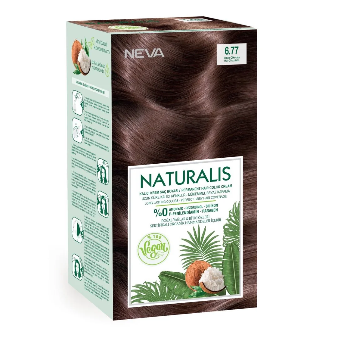 Vopsea De Par Ciocolatiu, 6.77 Naturalis, 150ml, Neva