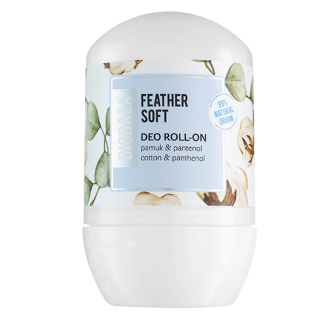 Deodorant Natural Feather Soft, 50 Ml, Biobaza