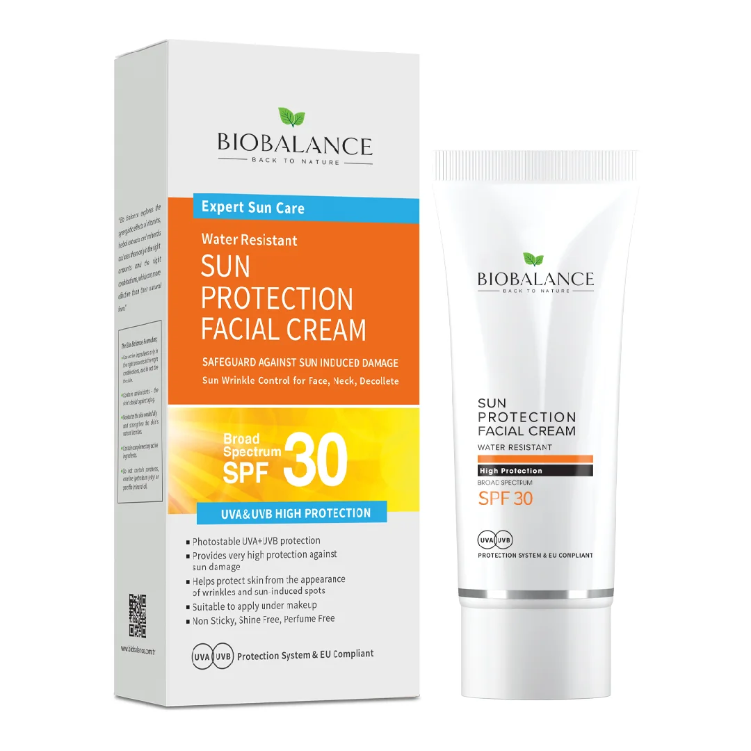 Crema Protecție Solară Spf30+ Pentru Față, Protecție Foarte Înaltă Uva & Uvb, 75 Ml, Bio Balance