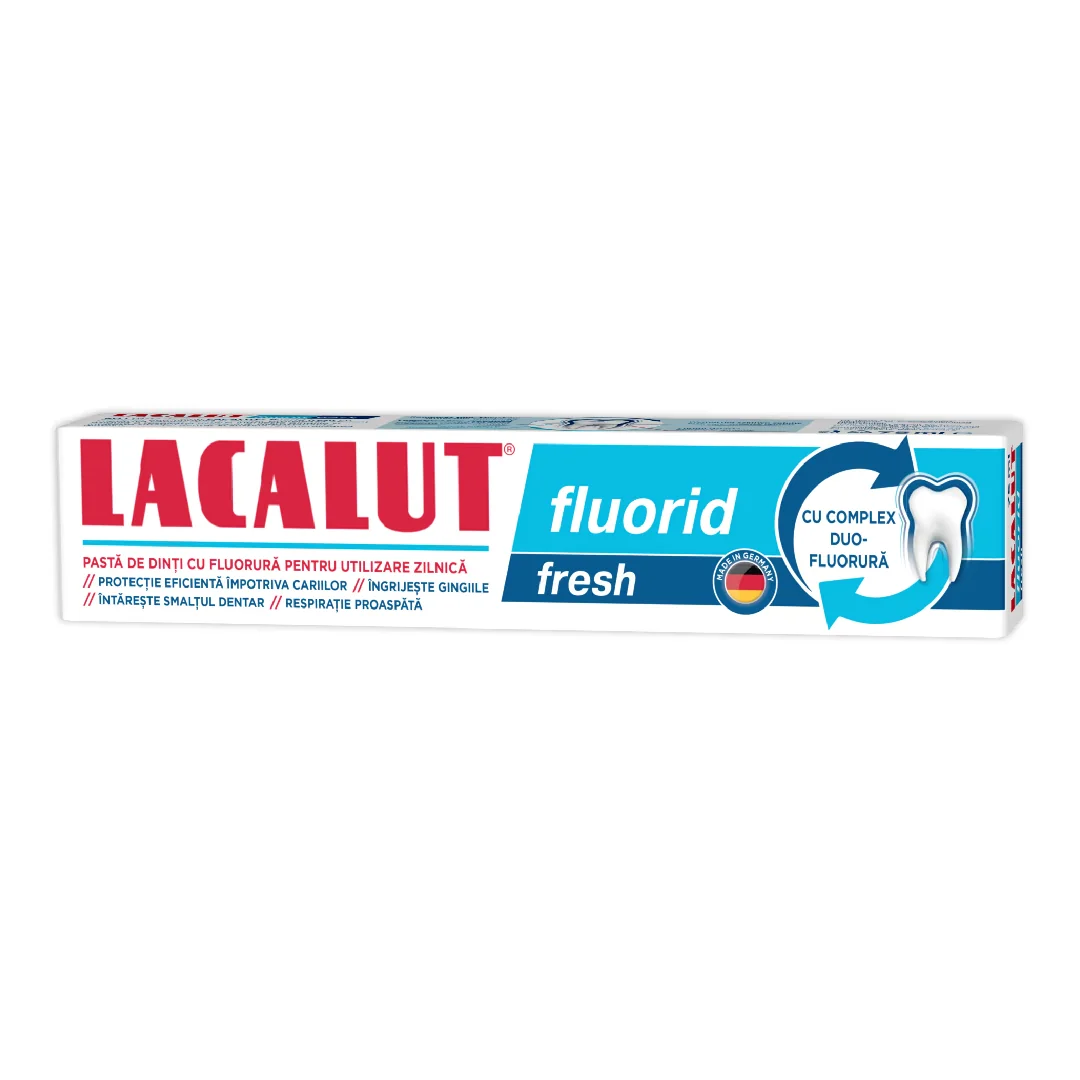 Pasta De Dinti Fluorid Fresh, 75 Ml, Lacalut