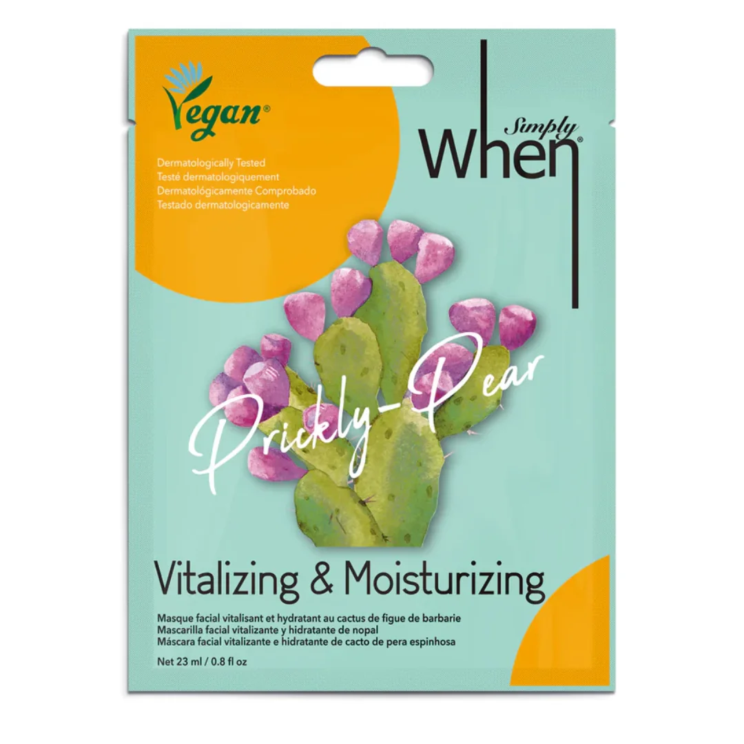 Masca Facială Cu Extract Din Fruct De Cactus, 23Ml, Simply When