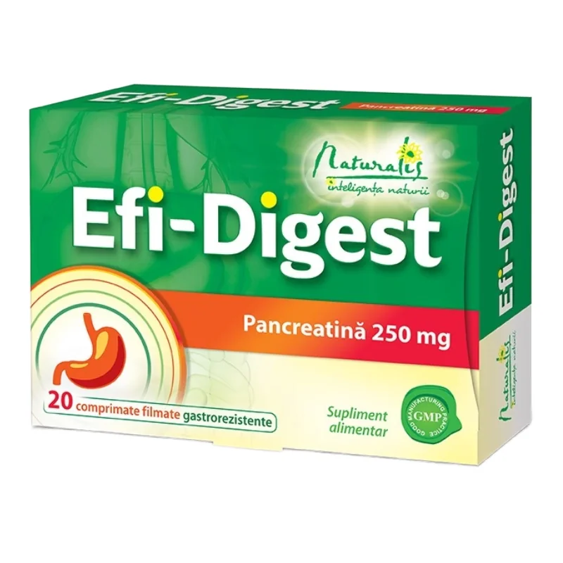 Efi-Digest, 20 Comprimate, NATURALIS