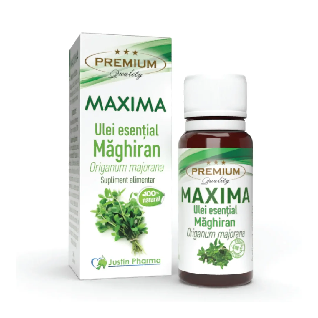 Ulei Esential Maghiran, Uz Intern, 10 Ml, Justin Pharma