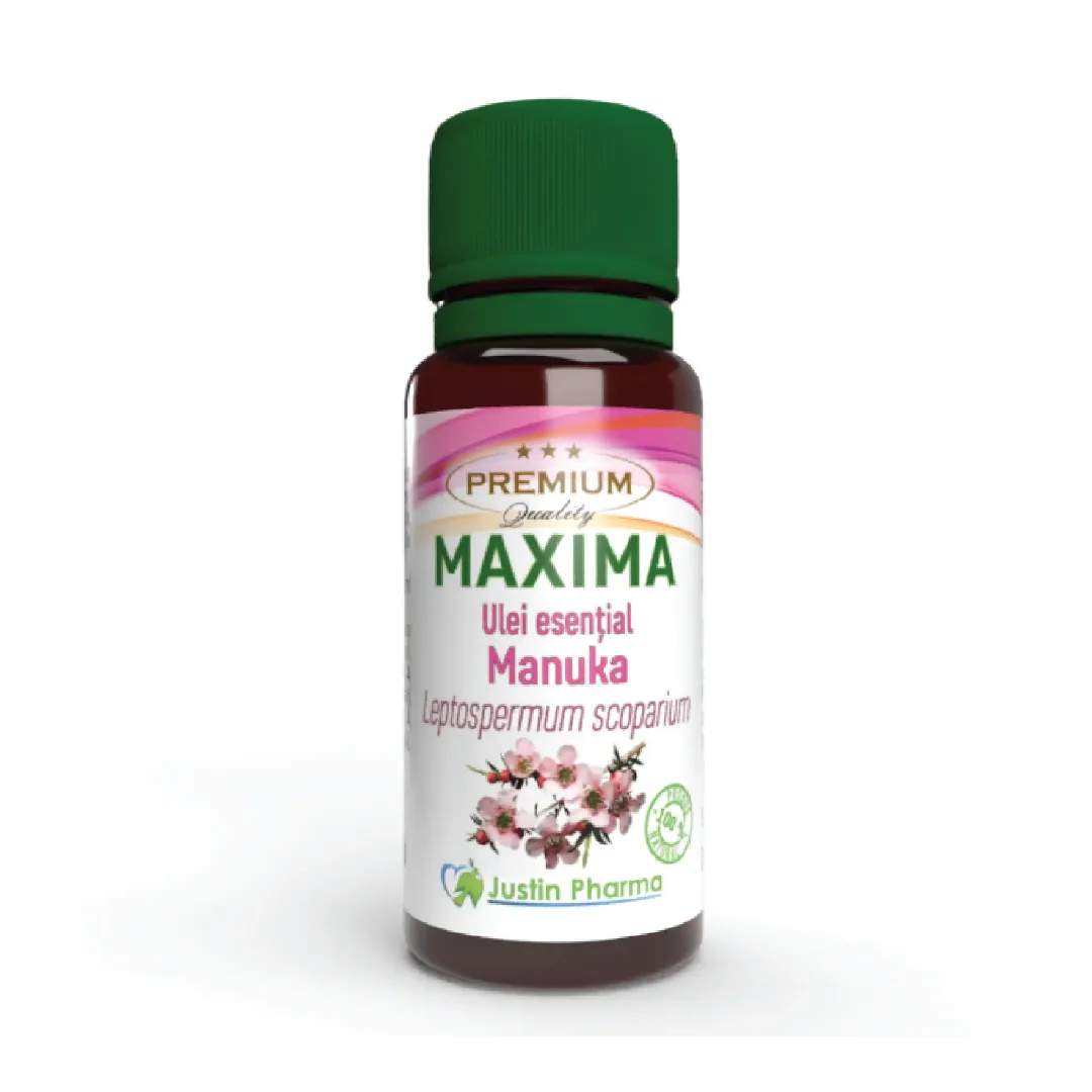 Ulei Esential Manuka Maxima, Uz Extern, 10 Ml, Justin Pharma