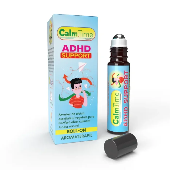 Roll-On Pentru Aromaterapie Calm Time, 10 Ml, Justin Pharma