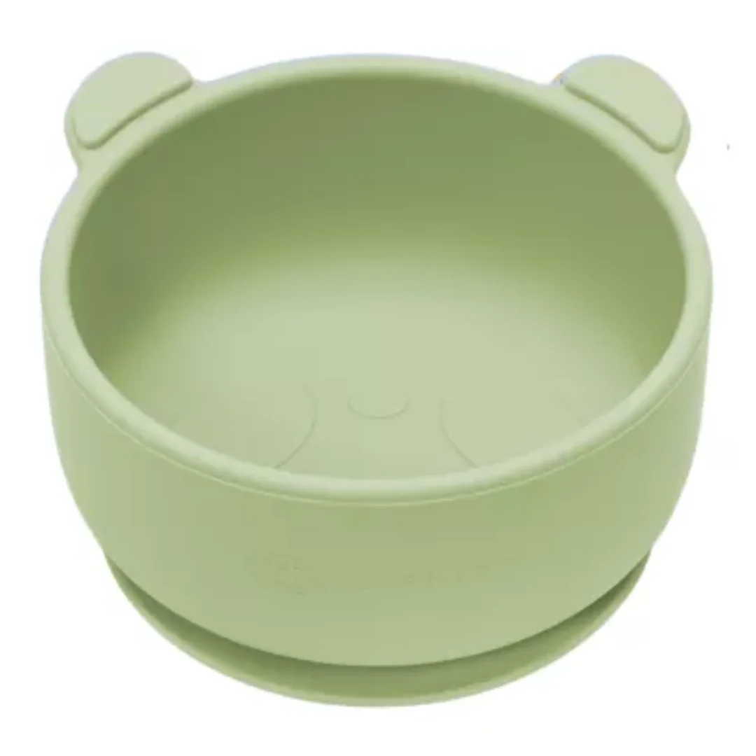 Bol Din Silicon The Little Bear, 6 Luni+, Raw Green, Appekids