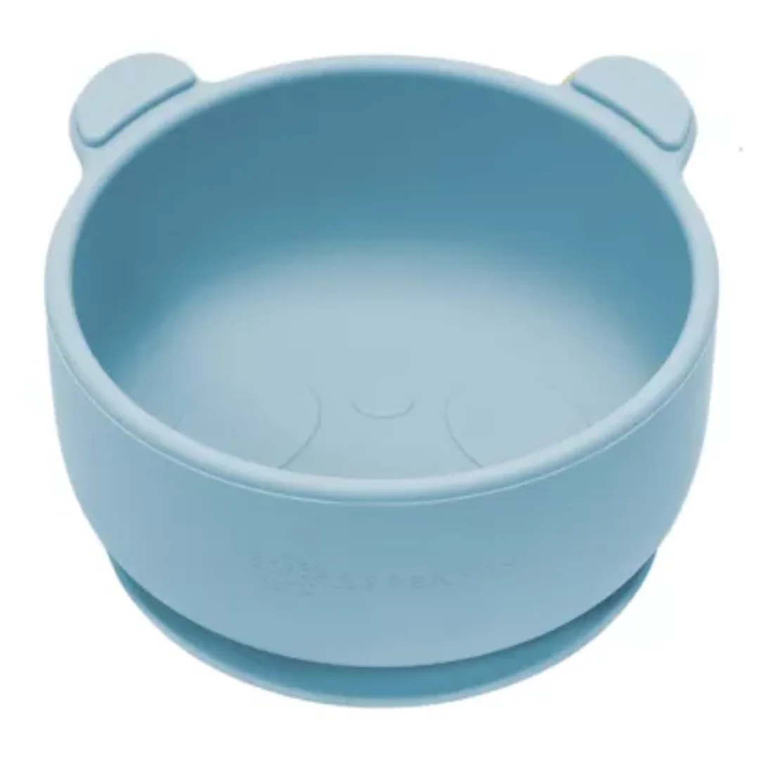 Bol Din Silicon Little Bear, 6 Luni+, Aqua Blue, Appekids