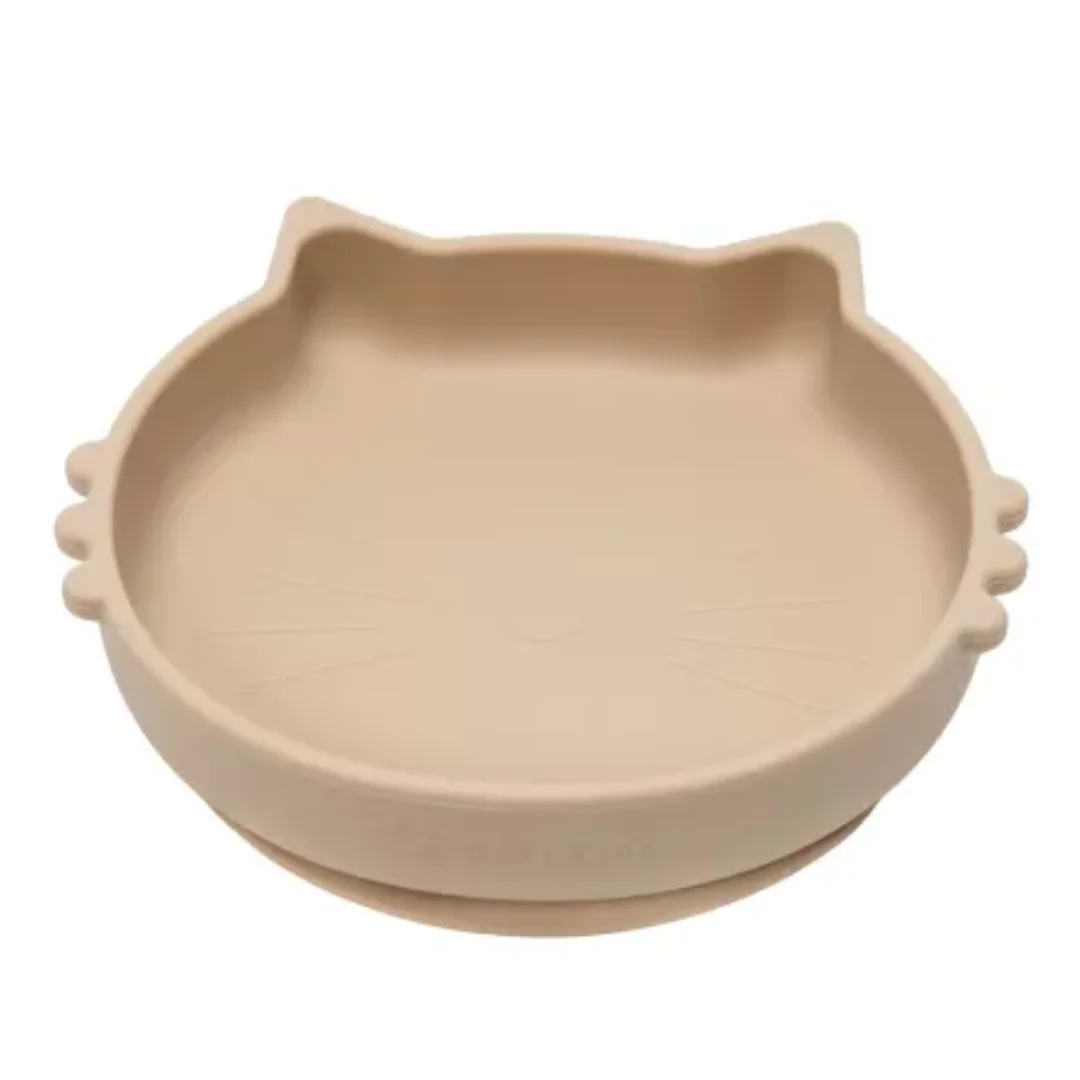 Bol Din Silicon Kitty II, 6 Luni+, Bubble Beige, Appekids