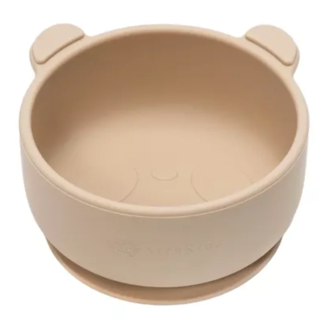Bol Din Silicon Little Bear, 6 Luni+, Bubble Beige, Appekids