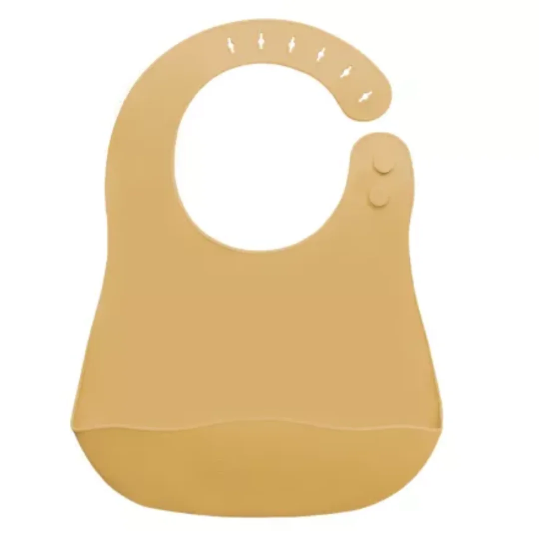 Baveta Din Silicon Cu Buzunar, 6 Luni+, Honey, Appekids