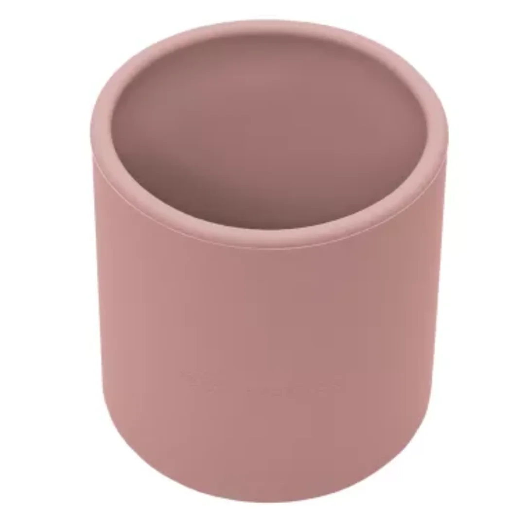 Pahar Din Silicon, 6 Luni+, Old Rose, Appekids