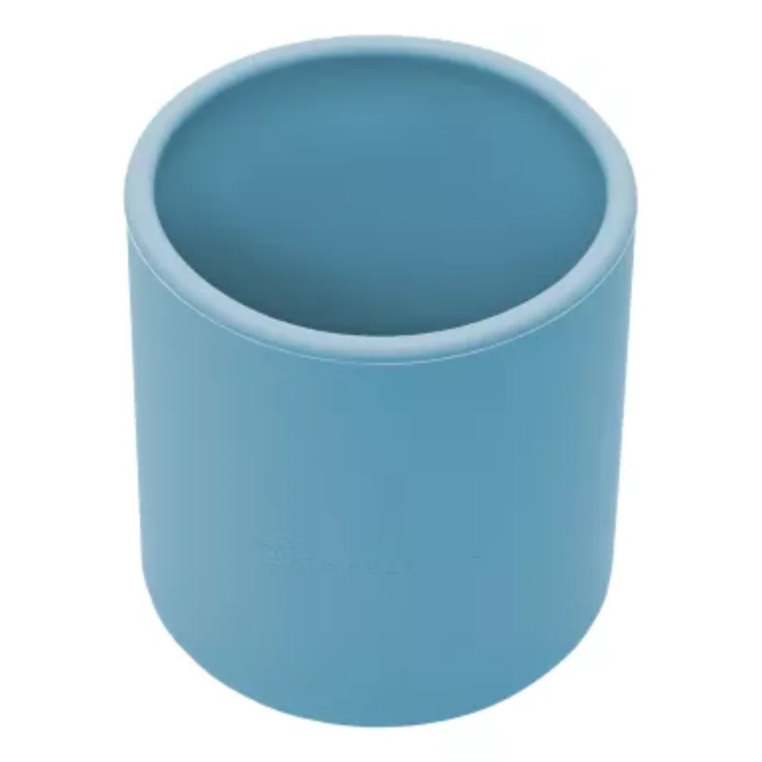 Pahar Din Silicon, 6 Luni+, Aqua Blue, Appekids