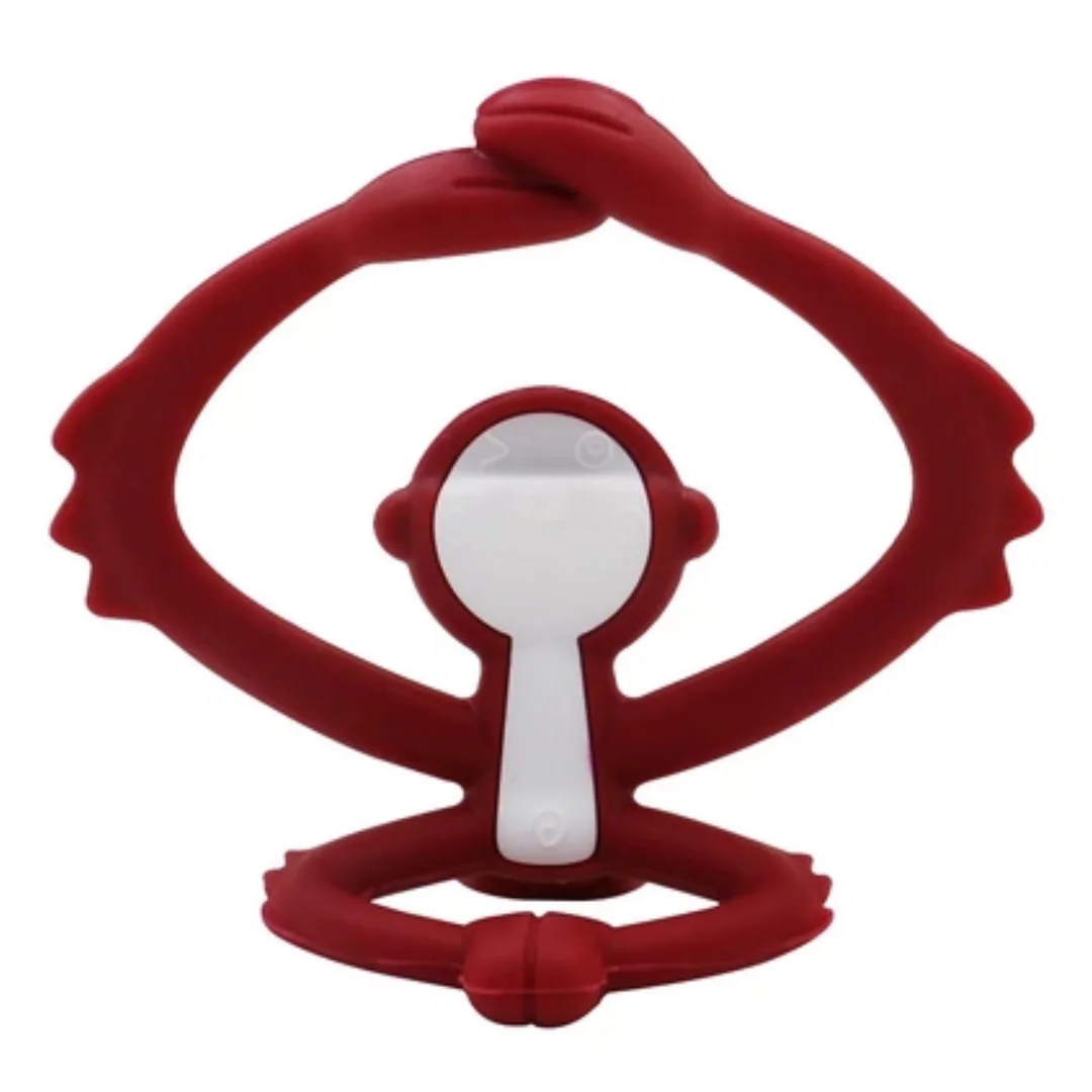 Inel Gingival Din Silicon Maimutica, Chimney Red, Mombella