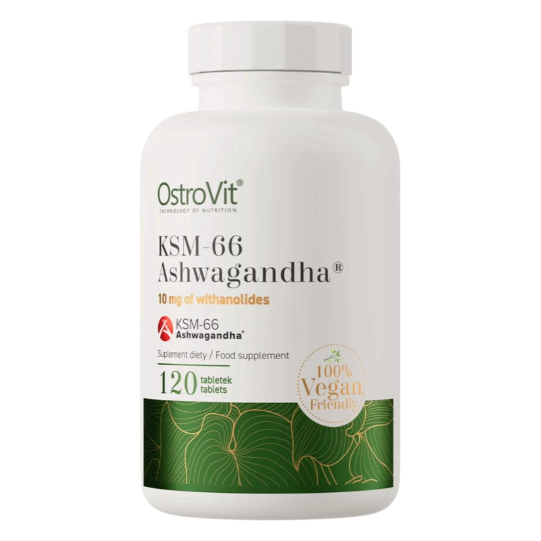 Ashwagandha KSM-66, 120 Tablete, OstroVit