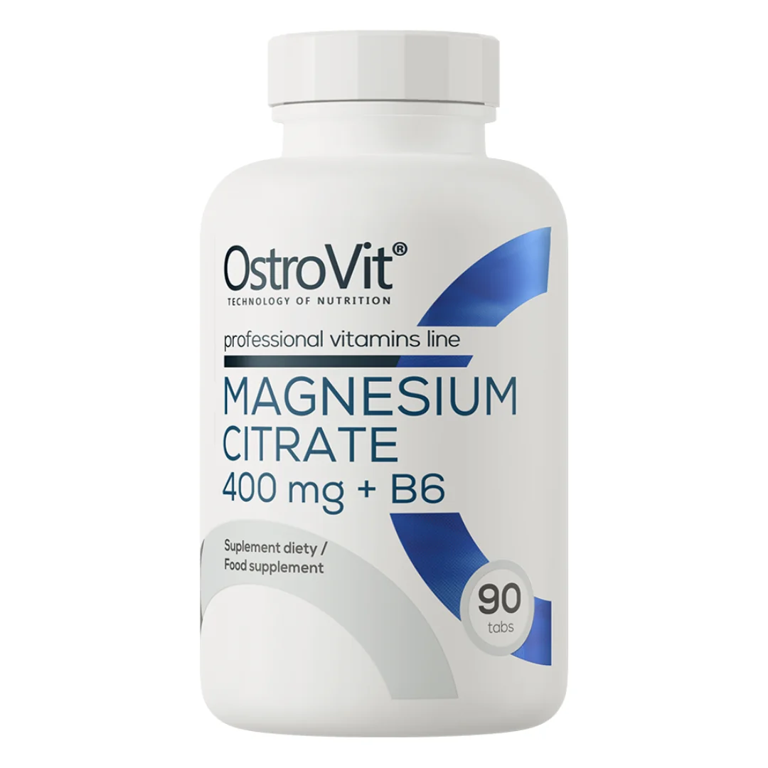 Citrat De Magneziu 400mg Si Vitamina B6, 90 Tablete, OstroVit