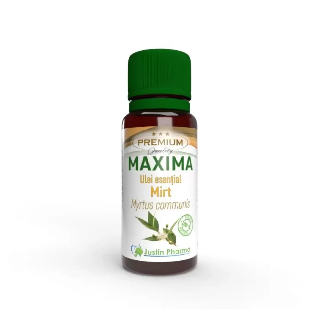 Ulei Esential De Mirt Maxima, Uz Extern, 10 Ml, Justin Pharma