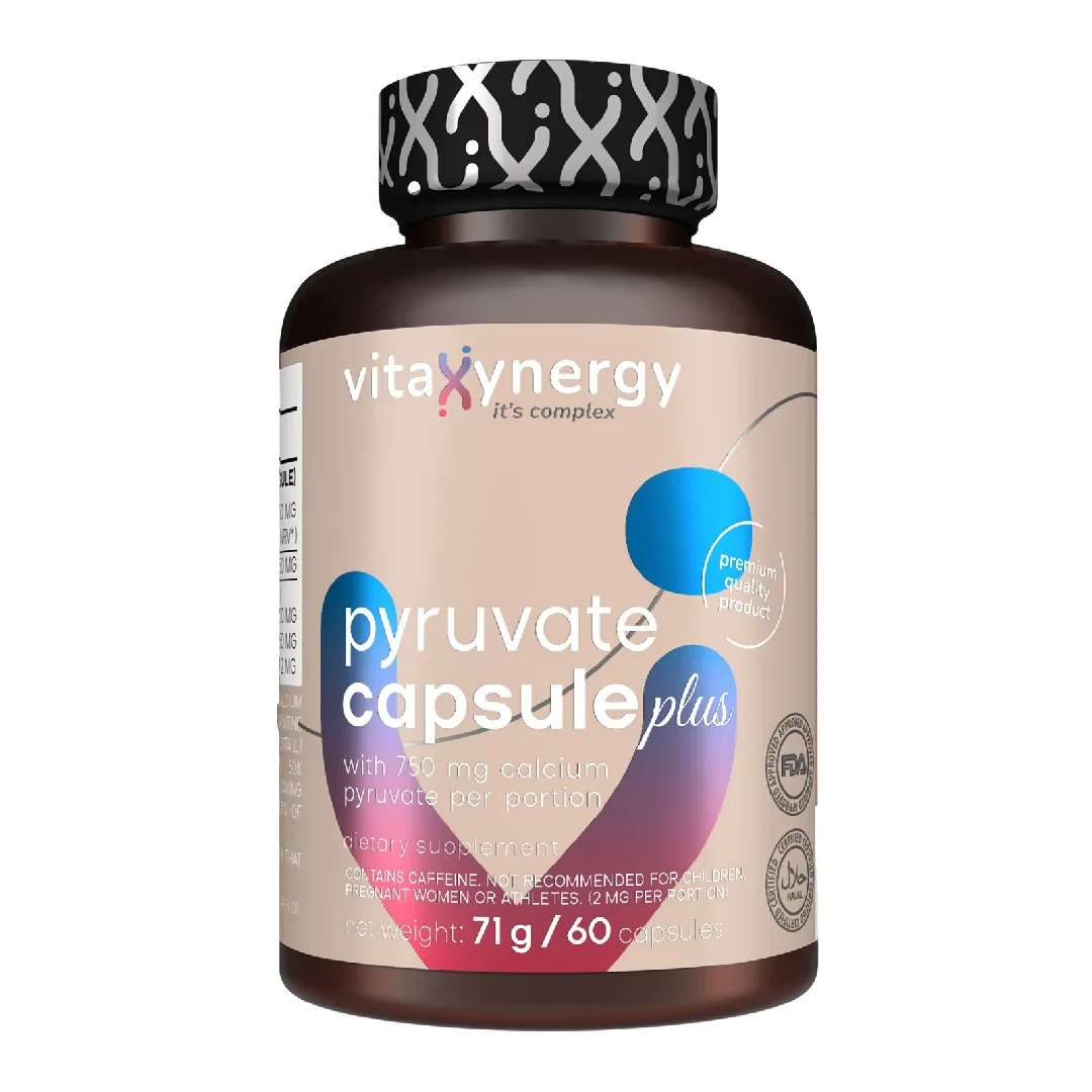 Pyruvate, 60 Capsule, Vitaxynergy