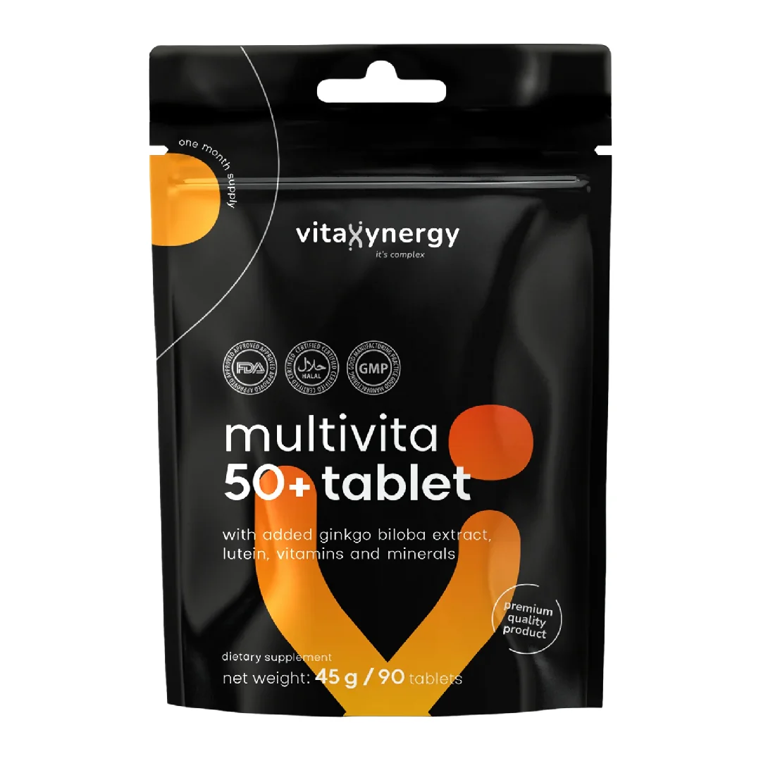 Multivitamine Pentru Adulti 50+, 90 Tablete, Vitaxynergy