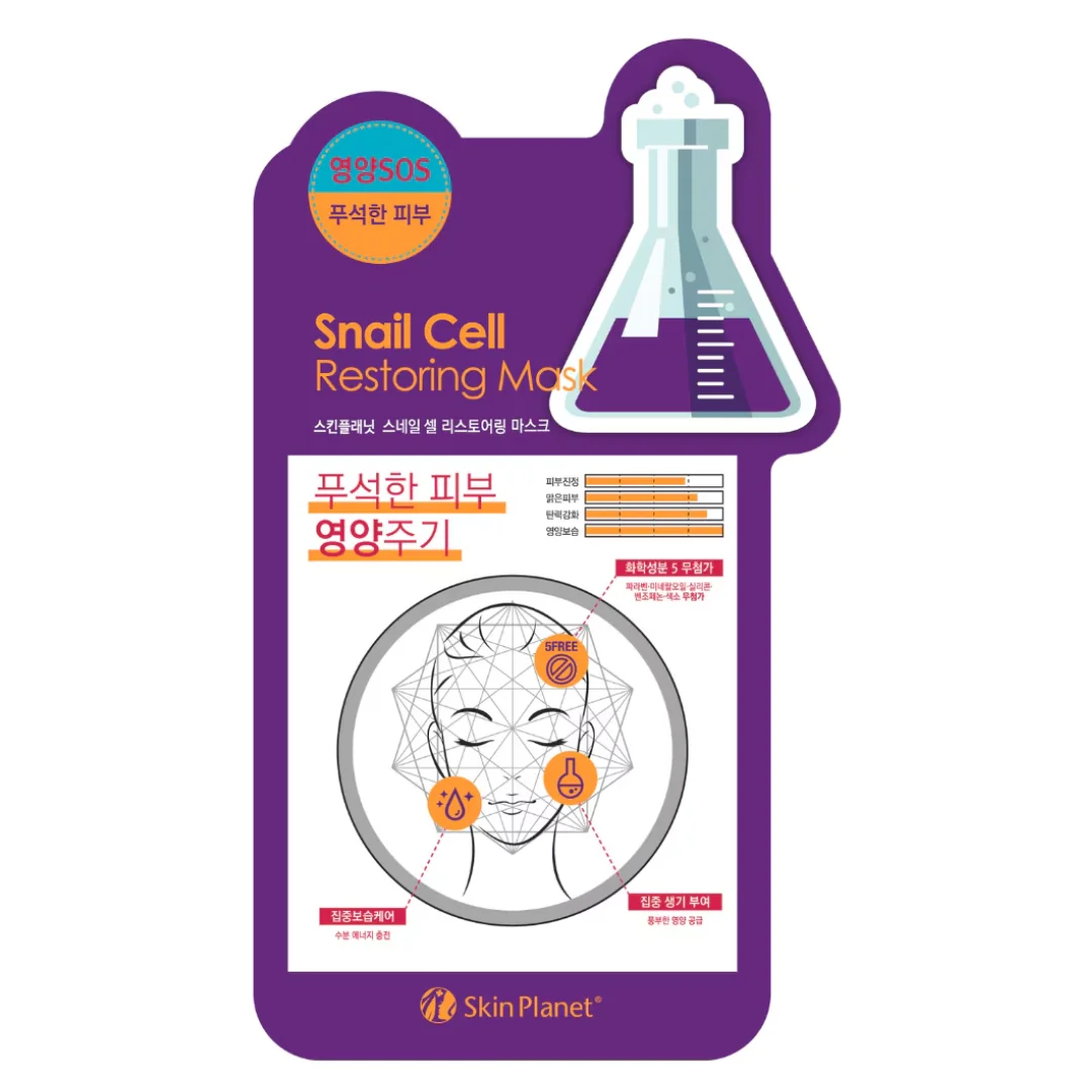 Masca Pentru Ten Cu Extract De Melc, 26G, Mijin Cosmetics