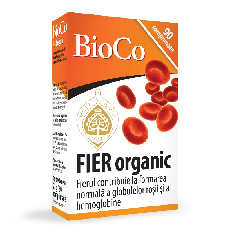 Fier Organic, 90 Comprimate, BioCo