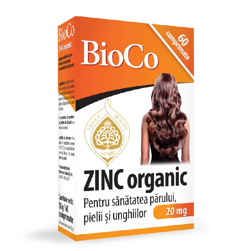 Zinc Organic, 60 Comprimate, BioCo