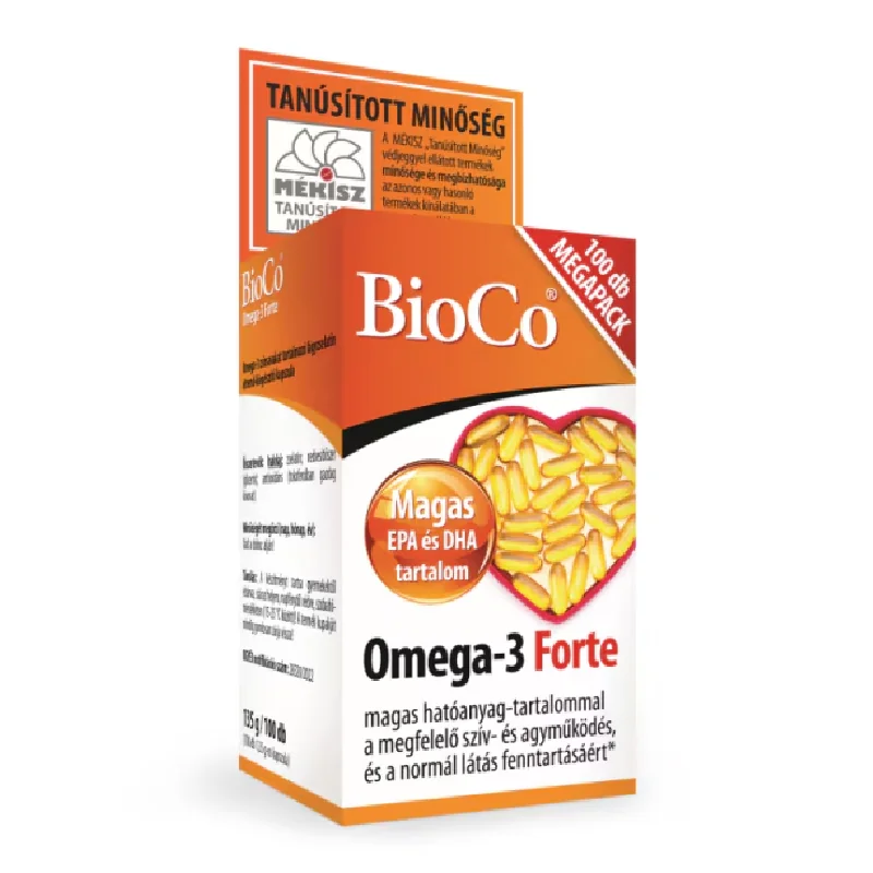 Omega 3 Forte, 100 Capsule, BioCo