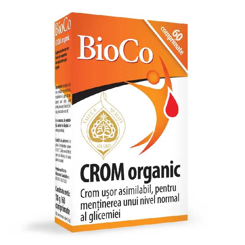 Crom Organic, 60 Comprimate, BioCo