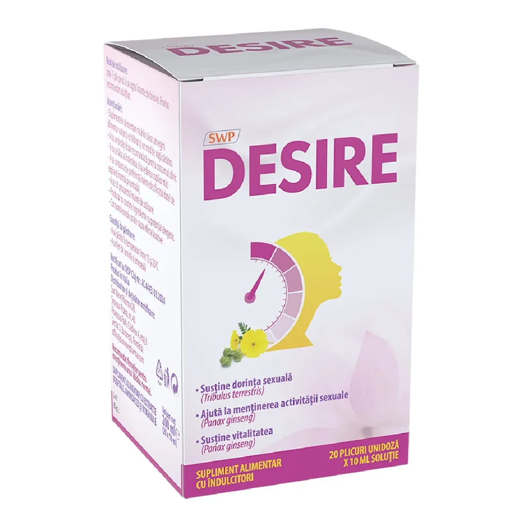 Desire, 20 Plicuri Unidoză*10 Ml, Sun Wave Pharma