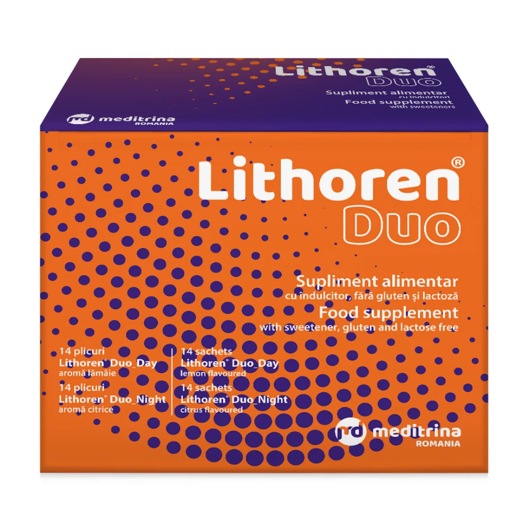 Lithoren Duo, 28 Plicuri, Meditrina Pharmaceuticals