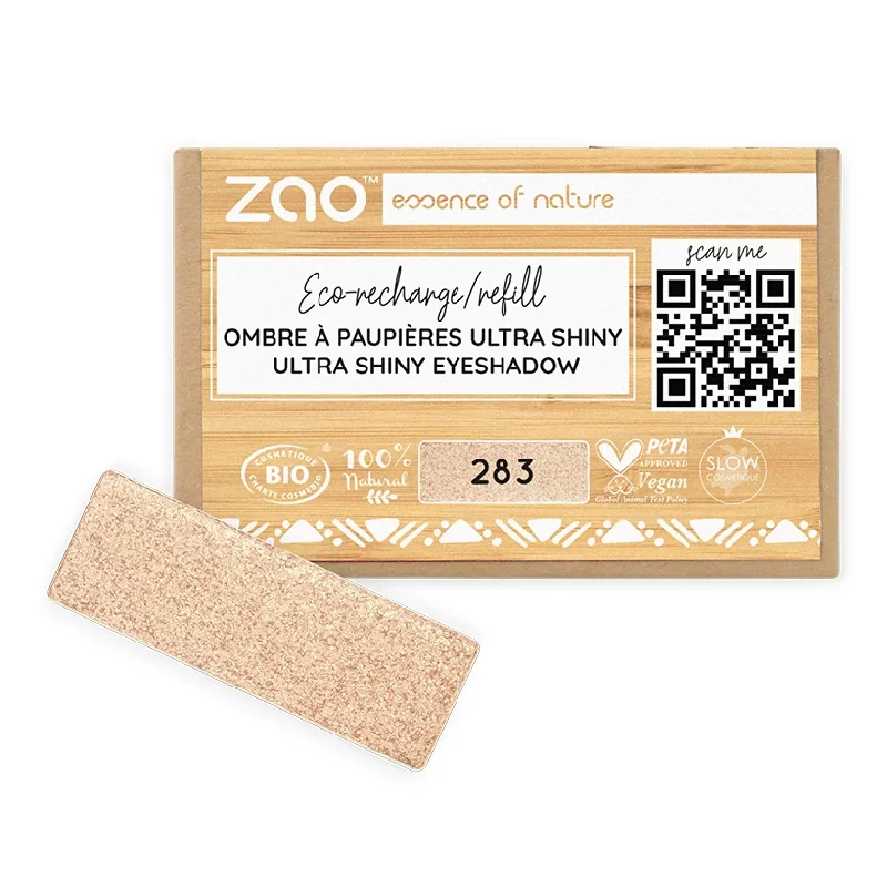 Fard De Pleoape, Ultra Shiny, 283 Golden, Zao