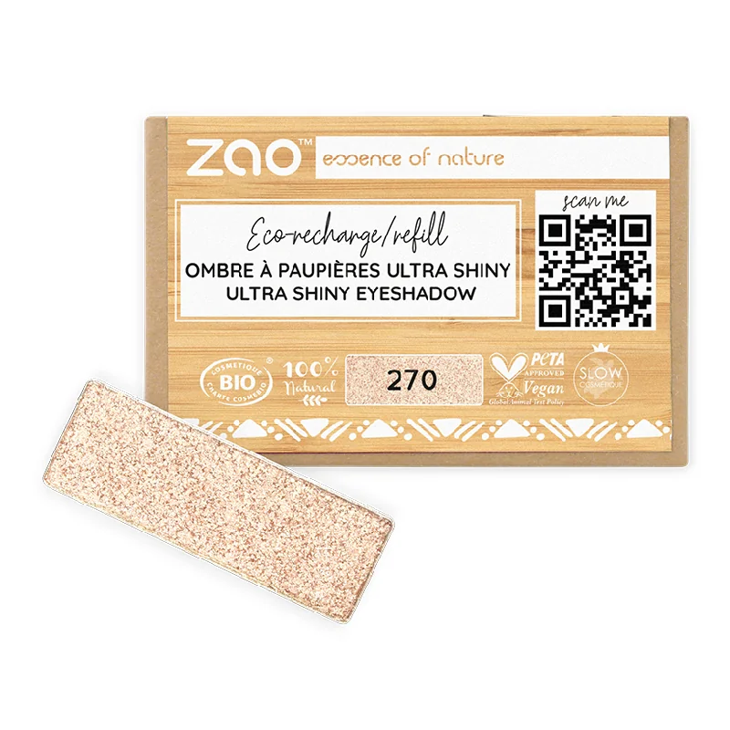 Fard De Pleoape Ultra Shiny, 270 Champagne, Zao