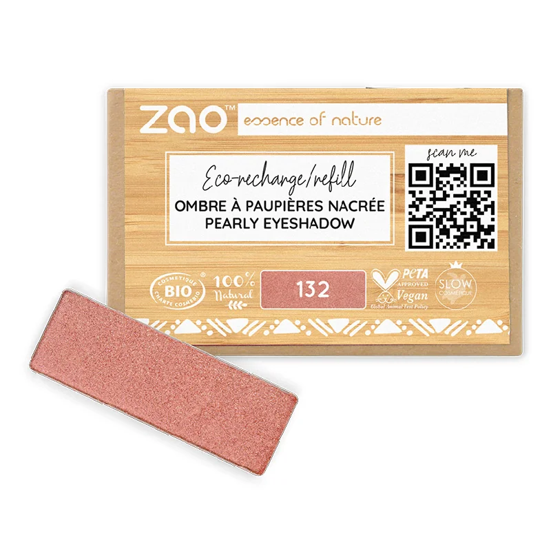 Fard De Pleoape, 132 Peach Pink, Zao