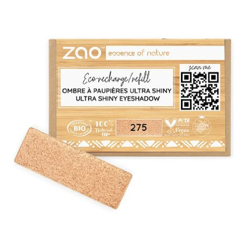 Fard De Pleoape, Ultra Shiny, 275 Golden Orange, Zao