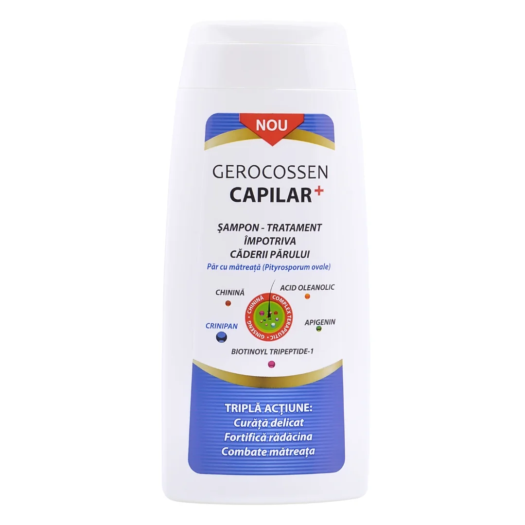 Sampon Tratament Împotriva Căderii Parului Capilar+, 275 Ml, Gerocossen