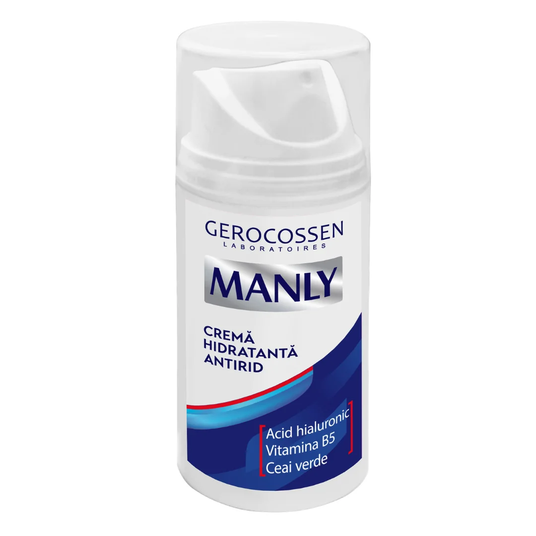 Crema Hidratanta Antirid Manly, 100 Ml Gerocossen