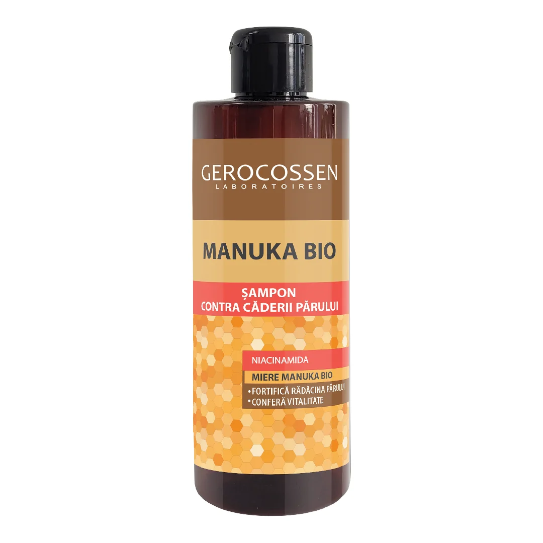 Sampon Contra Caderii Parului Manuka Bio, 400 Ml, Gerocossen