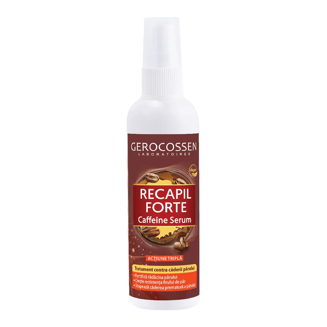 Ser Tratament Contra Caderii Parului Cu Cafeina Recapil Forte, 125 Ml, Gerocossen