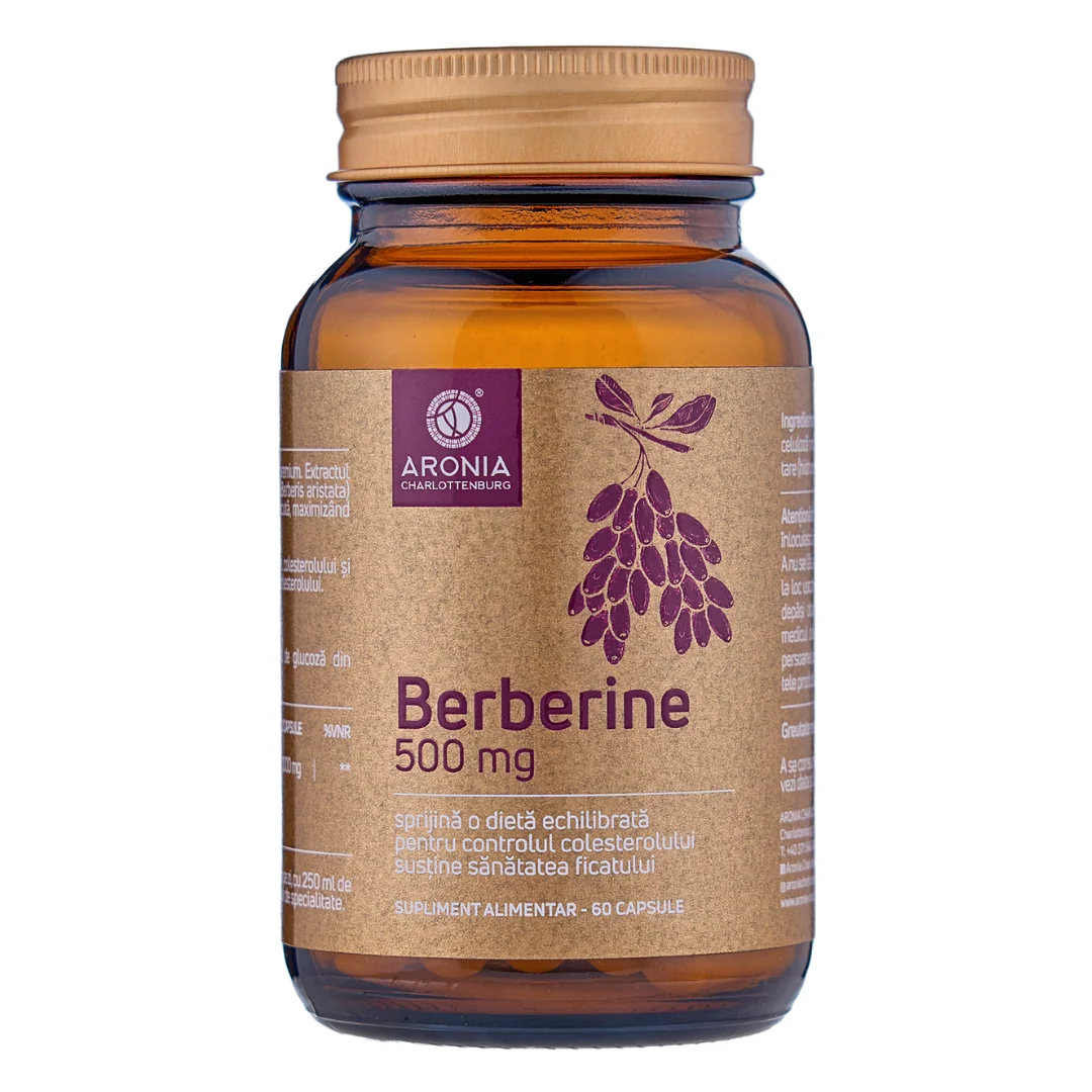 Berberine 500mg, 60 Capsule, Aronia Charlottenburg