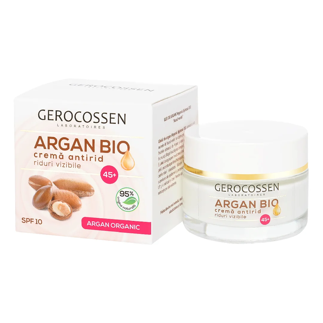 Crema Antirid 45+ Argan Bio, 50 Ml, Gerocossen