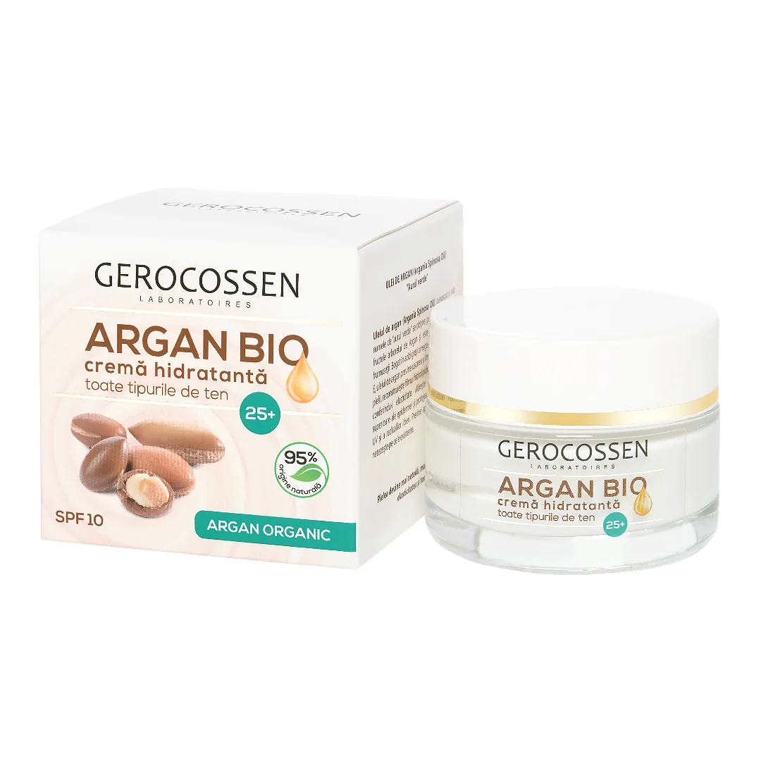 Crema Hidratanta 25+ Argan Bio, 50 Ml, Gerocossen