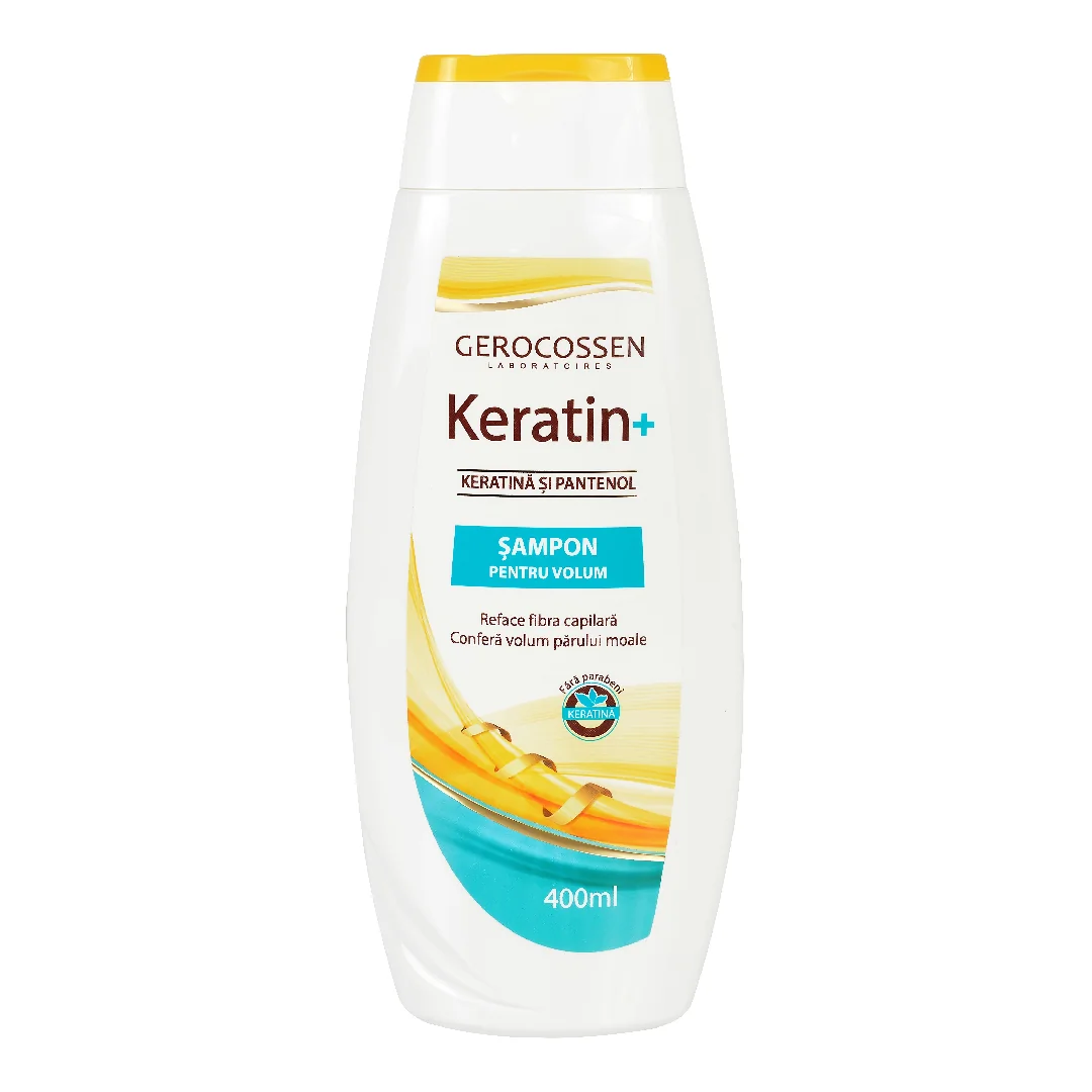 Sampon Pentru Volum Keratin+, 400 Ml, Gerocossen