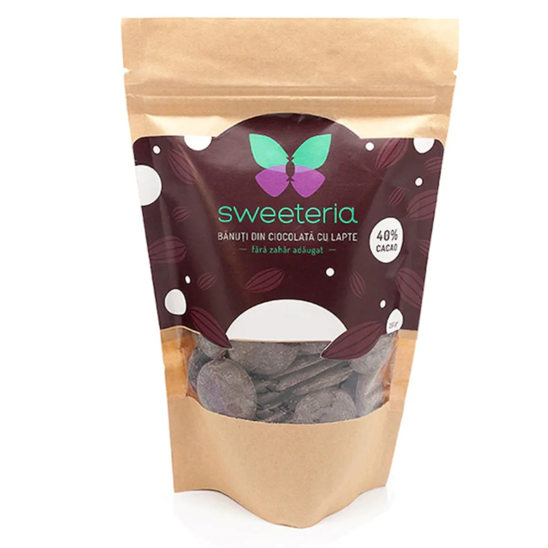 Banuti De Ciocolata Cu Lapte, 40% Cacao, 250g, Sweeteria