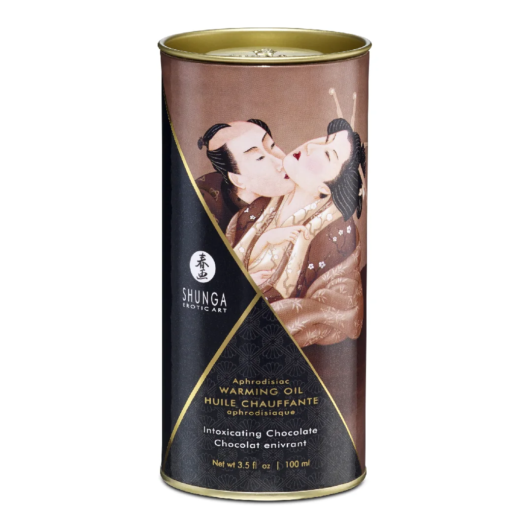 Ulei De Masaj Cu Efect De Incalzire Chocolate, 100 Ml, Shunga Erotic Art
