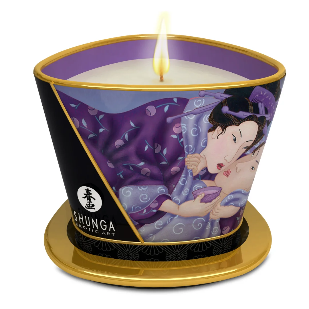 Lumanare Pentru Masaj Erotic Exotic, 170ml, SHUNGA Erotic Art
