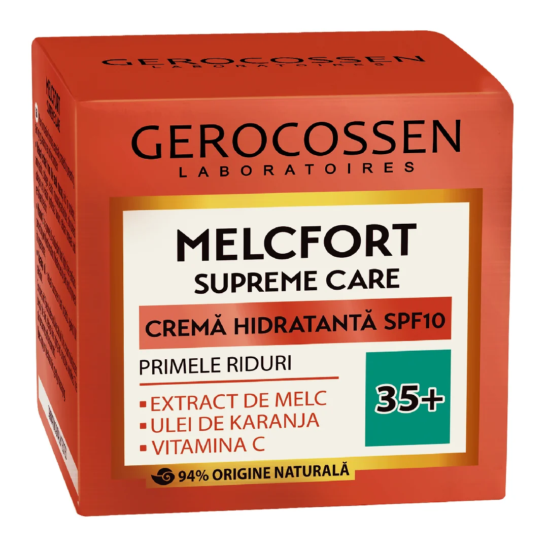Crema Hidratanta Primele Riduri 35+, Spf10, Melcfort, 50 Ml, Gerocossen