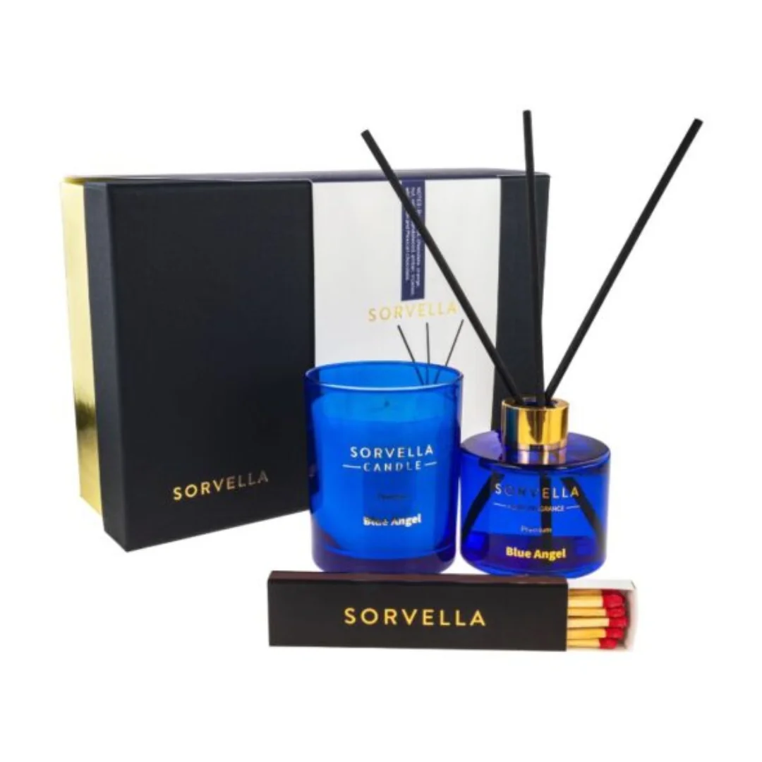 Set Cadou Parfum De Camera Blue Angel, Sorvella